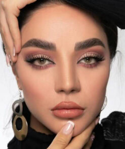 خرید لنز سبز عسلی بدون دور Ivory