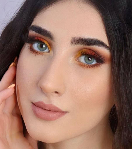 خرید لنز آبی اقیانوسی بدون دور Lazord