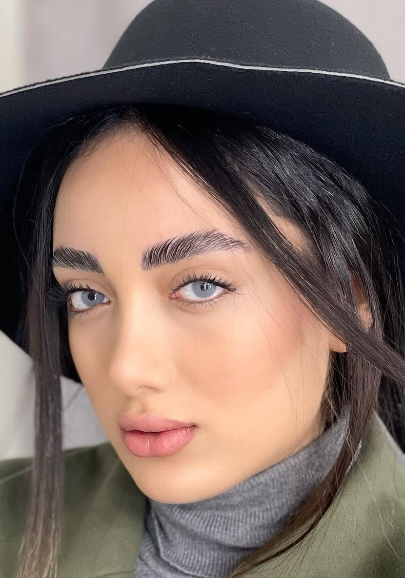 لنز طوسی آبی بدون دور Pixie Gray - Image 3