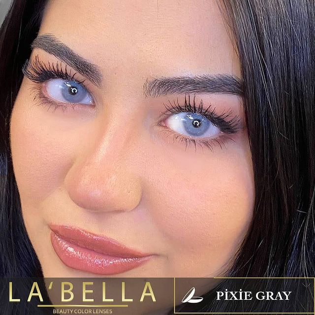 لنز طوسی آبی بدون دور Pixie Gray - Image 5