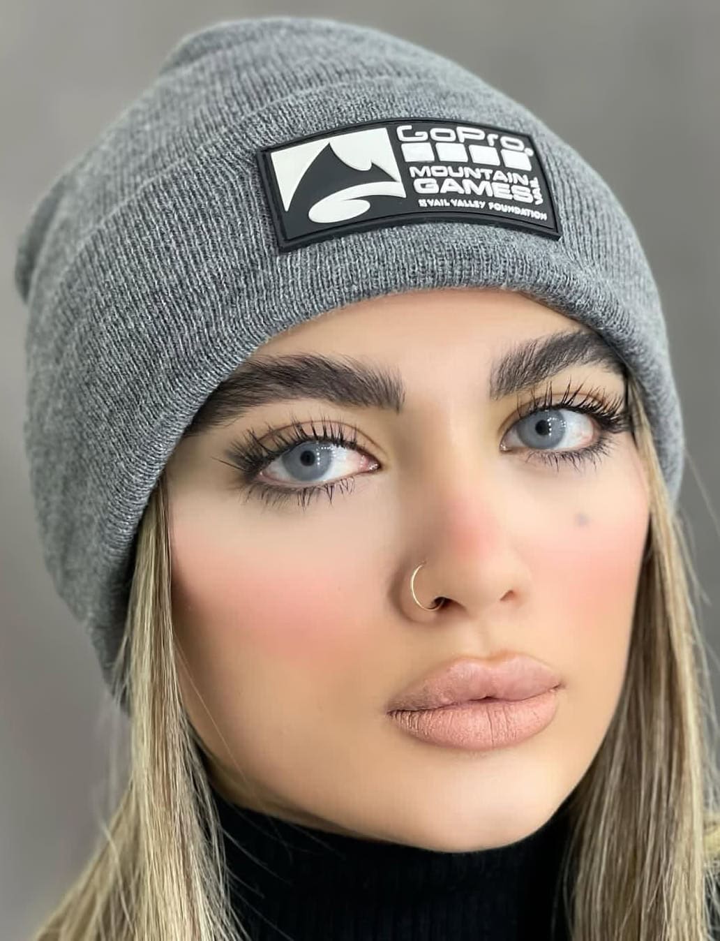 خرید لنز طوسی آبی بدون دور Pixie Gray