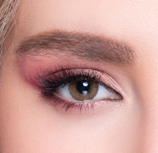 لنز عسلی دور دار Caramel - Image 4