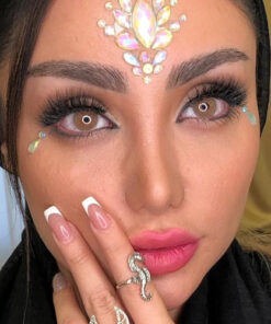 خرید لنز عسلی بدون دور Magic Caramel