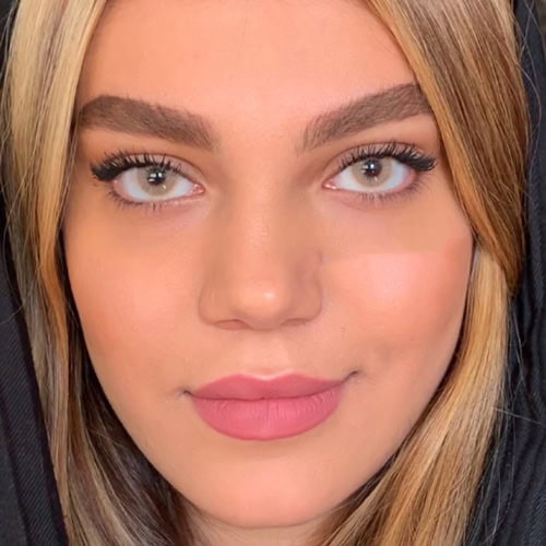 خرید لنز عسلی بدون دور Oro