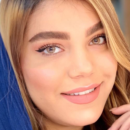 خرید لنز عسلی بدون دور Tan