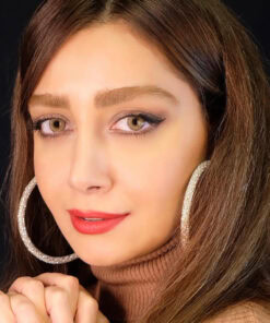 خرید لنز عسلی دور دار Cappucnino