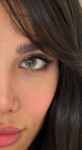 لنز سبز عسلی بدون دور Hazelnut - Image 2