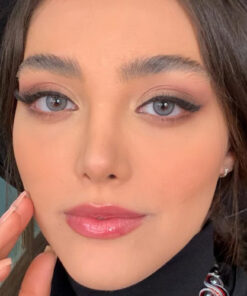 خرید لنز طوسی آبی دور دار Ice Blue