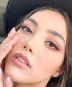 خرید لنز عسلی دور دار Warm Hazel