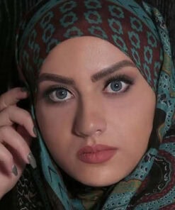 خرید لنز آبی دور دار Aqua Blue Tone3