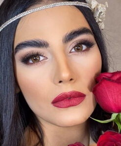 خرید لنز عسلی دور دار Ice Brown