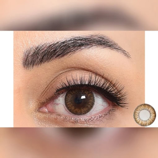 لنز فستیوال مورنینگ رنگ براون تن2 - Image 2