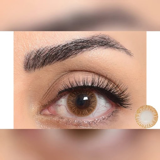 لنز فستیوال مورنینگ رنگ براون تن1 - Image 2