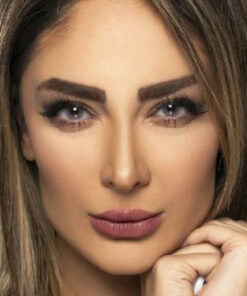 خرید لنز فستیوال مورنینگ رنگ گری تن1