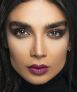 خرید لنز فستیوال مورنینگ رنگ گری تن2