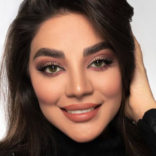 خرید لنز فستیوال مورنینگ رنگ گرین تن1