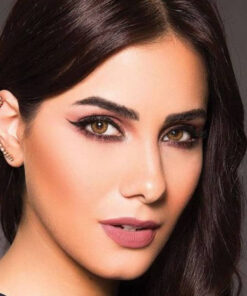 لنز طوسی عسلی دور دار Pure Hazel