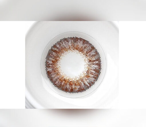 لنز عسلی دور دار Brown - Image 2
