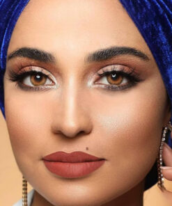 لنز عسلی دور دار Honey