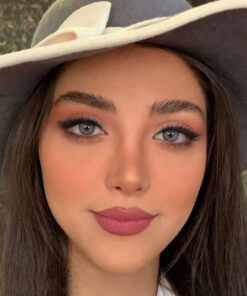 خرید لنز آبی دور دار Aurora Istanbul