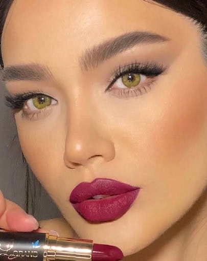 خرید لنز سبز دور دار Aurora Green