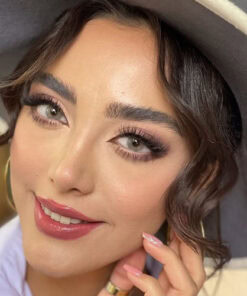 خرید لنز طوسی سبز بدون دور Light Gray