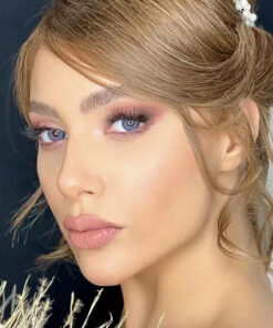 خرید لنز آبی دور دار Aurora Bodrum