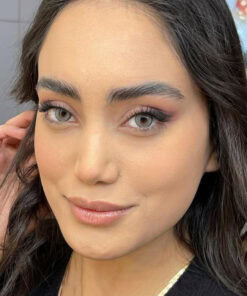 خرید لنز طوسی آبی دور دار Lava Gray