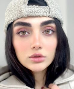 خرید لنز عسلی دور دار Indiana