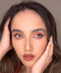 خرید لنز عسلی بدون دور Castano