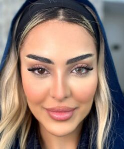 خرید لنز طوسی عسلی Gold Blue