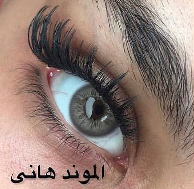 لنز طوسی عسلی دور دار Almond Honey - Image 2