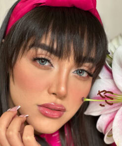 خرید لنز آبی اقیانوسی دور دار Diamond Blue