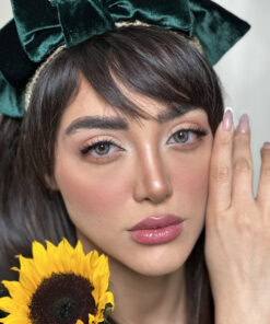 خرید لنز طوسی سبز دور دار King Gray