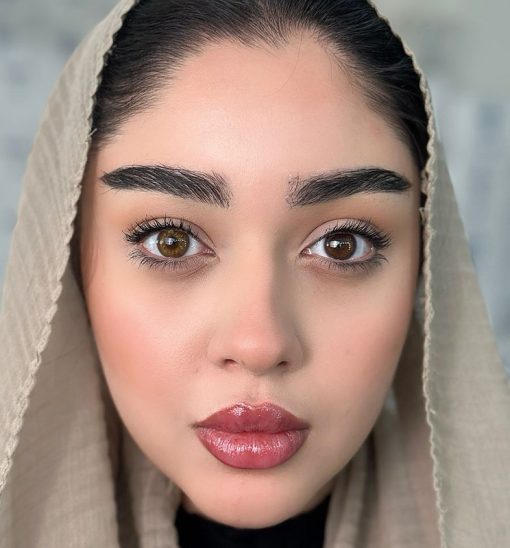 خرید لنز عسلی Rose