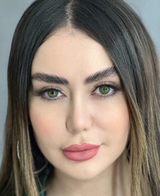 خرید لنز سبز تیله ای Weed Green