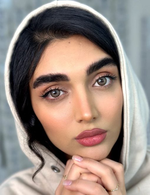 خرید لنز عسلی دور دار Valentino