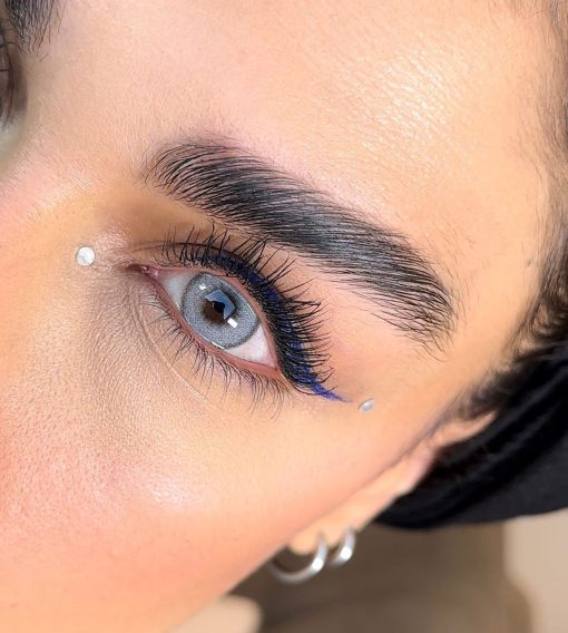 خرید لنز طوسی آبی Smoky