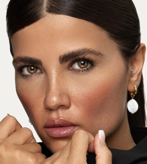 لنز عسلی دور دار Sienna Brown