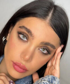 خرید لنز آبی بدون دور Sky Blue