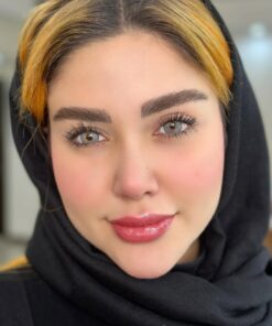 خرید لنز طوسی آبی بدون دور Classic Gray