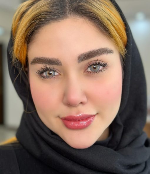 خرید لنز طوسی آبی بدون دور Classic Gray