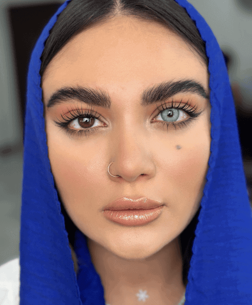 خرید لنز سبز Barbie Blue