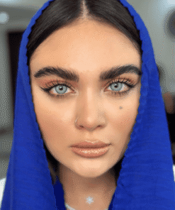 خرید لنز سبز دور دار Barbie Blue
