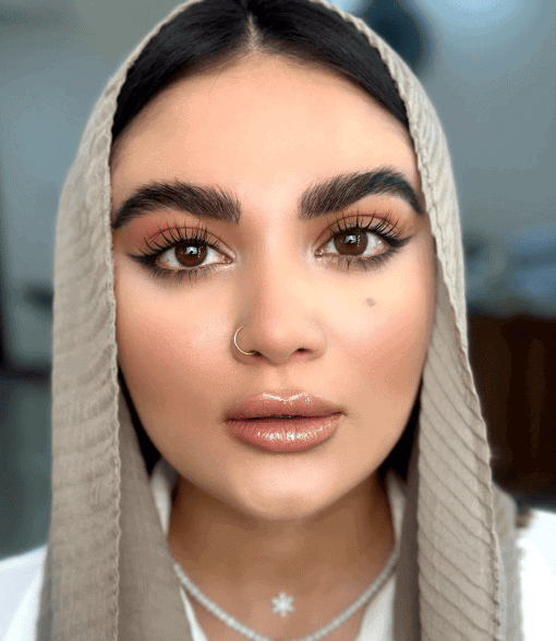 خرید لنز عسلی دور دار Natural Hazel
