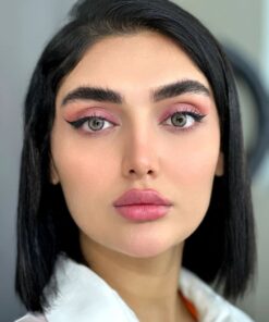 خرید لنز طوسی عسلی دور دار Azalea