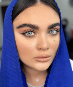 خرید لنز یونیک رنگ باربی بلو