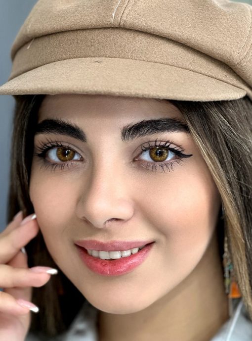 خرید لنز یونیک رنگ رز