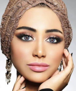 لنز آبی دور دار Blue