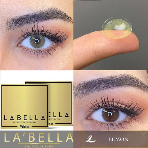لنز لابلا رنگ لمون - Image 3